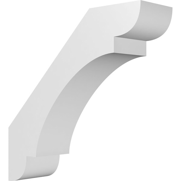 Ekena Millwork 3 1/2-in. W x 12-in. D x 12-in. H Olympic Architectural Grade PVC Knee Brace BRCP035X12X12OLY - main